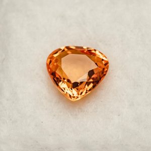 Natural orange sapphire